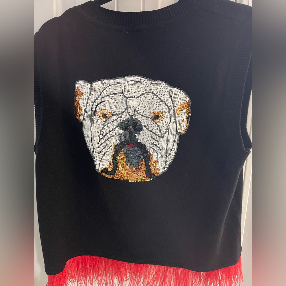 Queen of Sparkles Dawgs On Top Vest